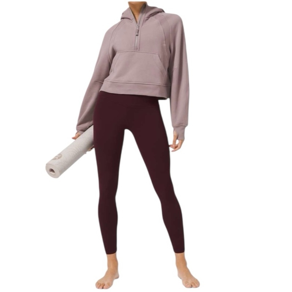 LULULEMON Scuba Oversized 1/2 Zip Hoodie Medium Large Violet Verbena Purple